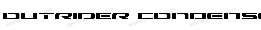 outrider condensed b字体转换